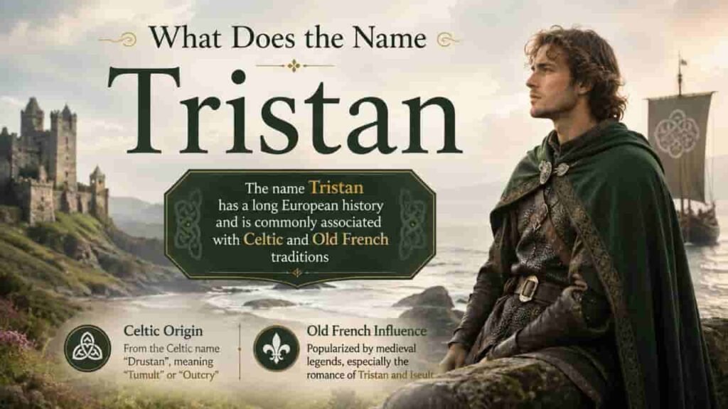 What Does the Name Tristan Mean? Celtic and Old French name origin and meaning